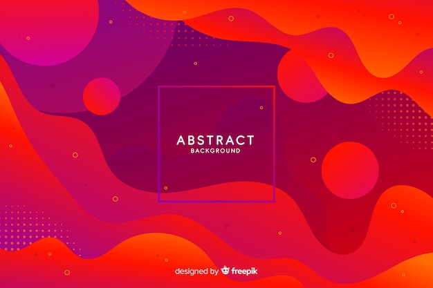 Abstract gradient shapes background