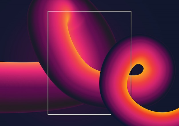 Free Vector abstract gradient swirl background