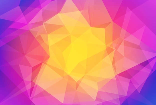 Abstract gradient triangle background