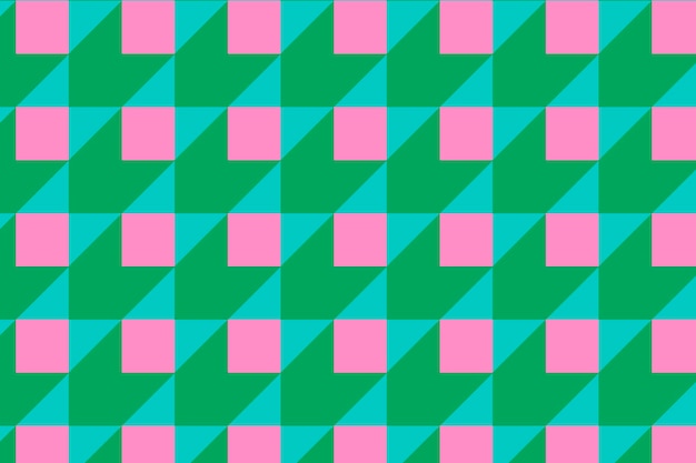 Abstract green background, geometric pattern  in pink vector