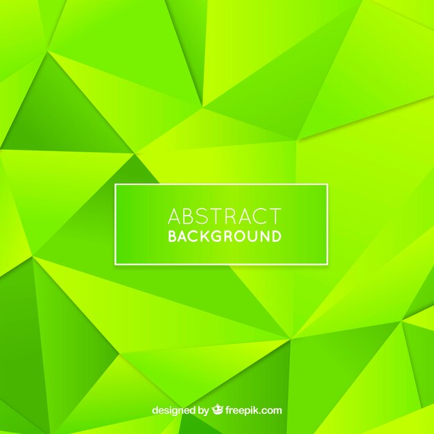 Abstract green geometric background