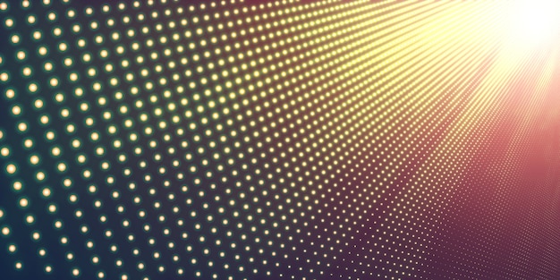 Free Vector abstract halfton background with shiny light