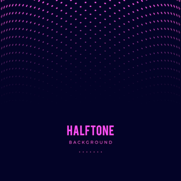 Free Vector abstract halftone background