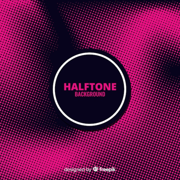 Abstract halftone background