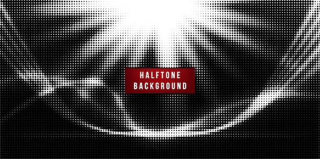 Free Vector abstract halftone background