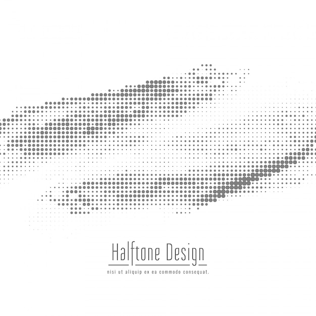 Free vector abstract halftone design background