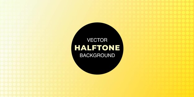 Abstract Halftone Effect Beige Yellow Background Multipurpose Design Banner