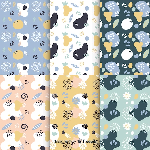 Abstract hand drawn pattern pack