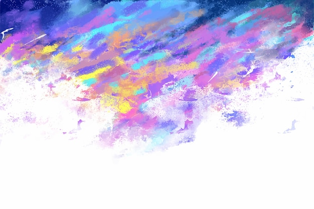 Abstract hand painted background