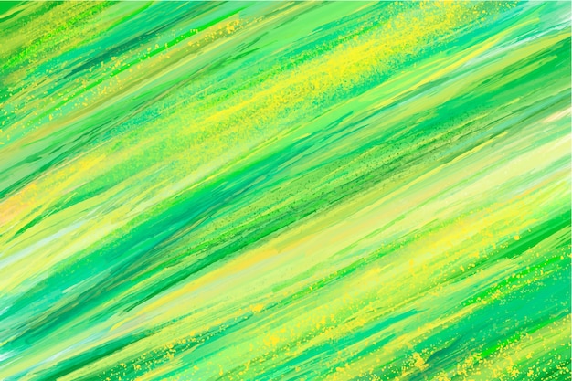 Abstract hand painted green background