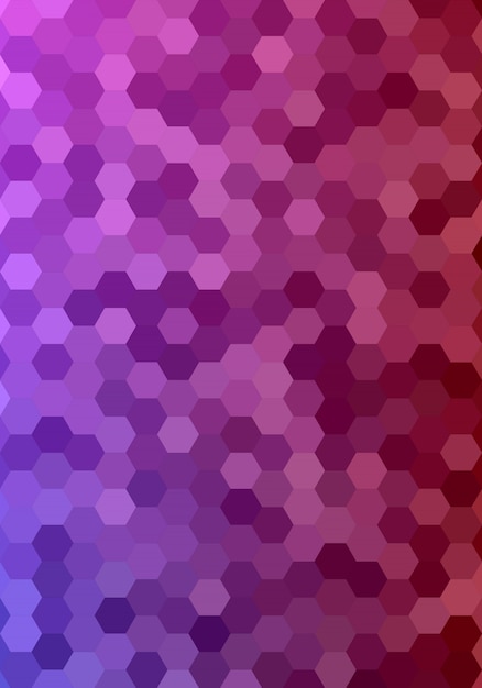 Free vector abstract hexagonal tile mosaic background design