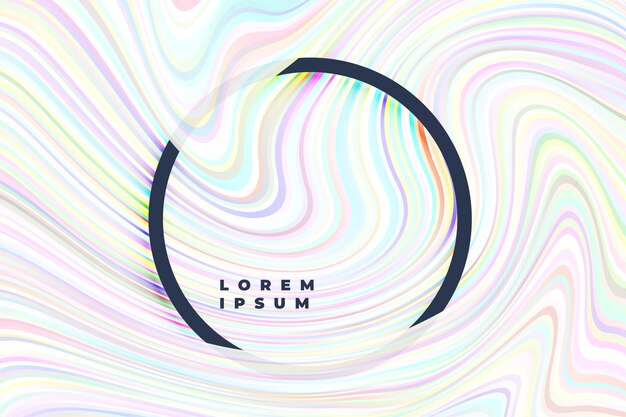 Abstract holographic lines wavy background