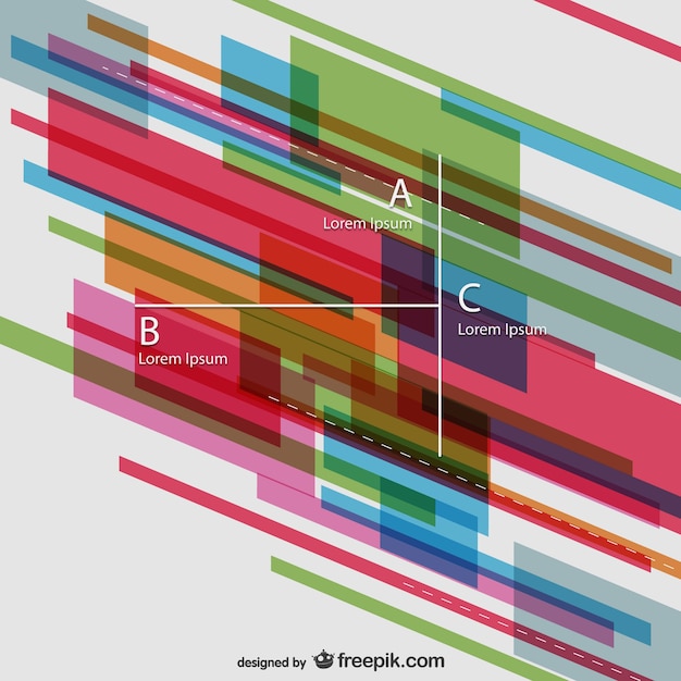 Abstract infographic template