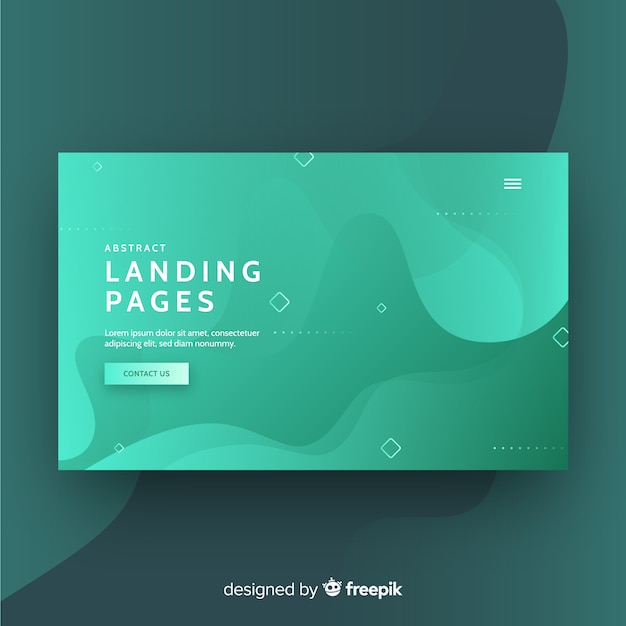 Abstract landing page