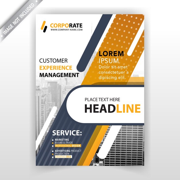 abstract leaflet template