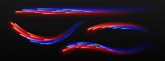 Free Vector abstract light speed motion trails dynamic glow