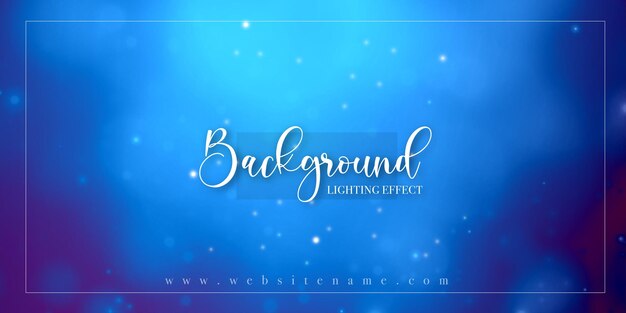 Abstract Lighting Effect Background Banner Design Multipurpose