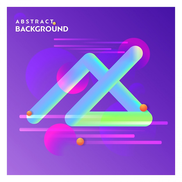 Abstract line background with purple background vector