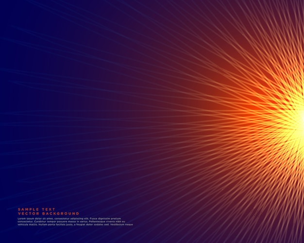 Free Vector abstract lines background making a glowing sun style shape