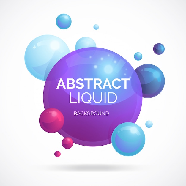 Abstract Liquid Background