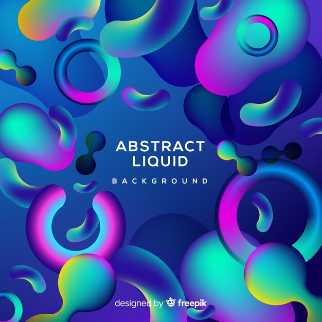 Abstract liquid background