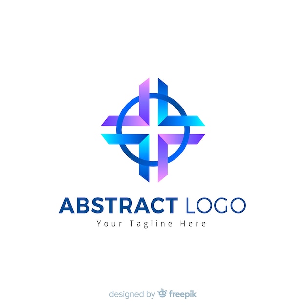 Abstract logo template gradient style