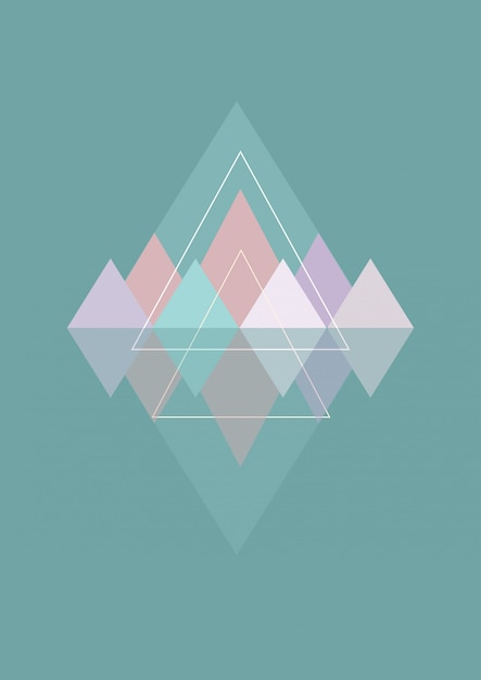 Free Vector abstract low poly design