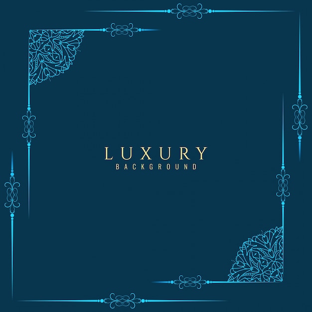 Abstract luxury frame background