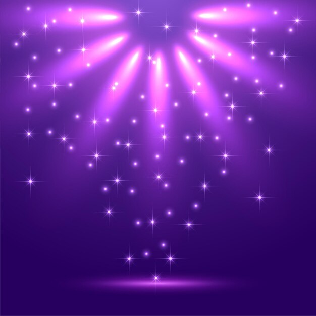 Abstract magic light background