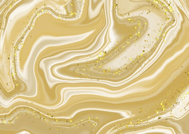 Free Vector abstract marble background with glittery gold elements design