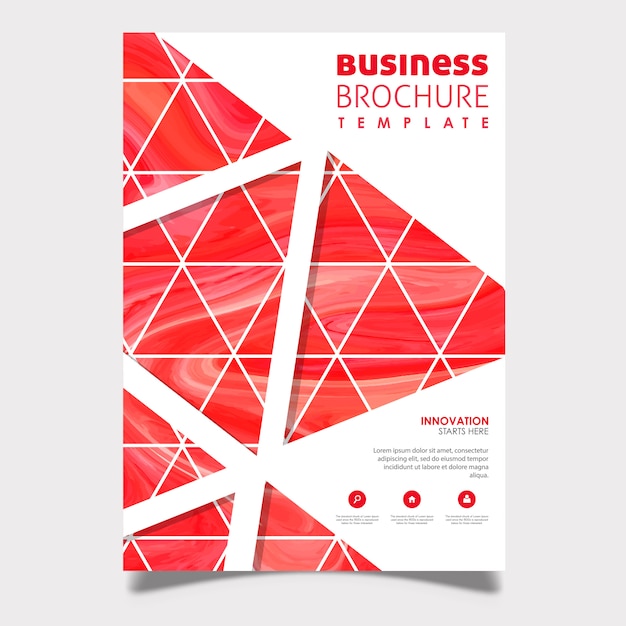 Abstract Marble Business Brochure Design