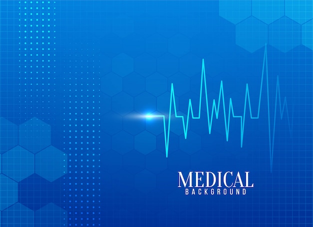 Abstract medical background with life line