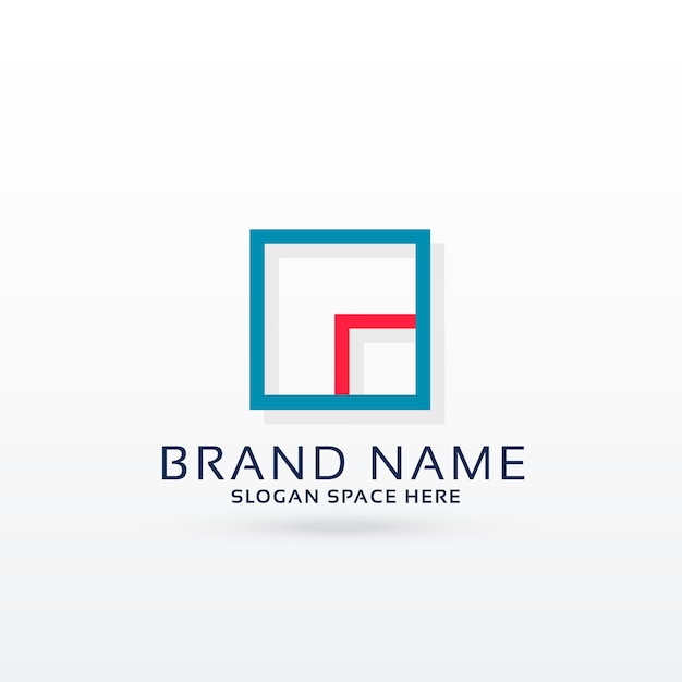 Abstract minimal logo concept