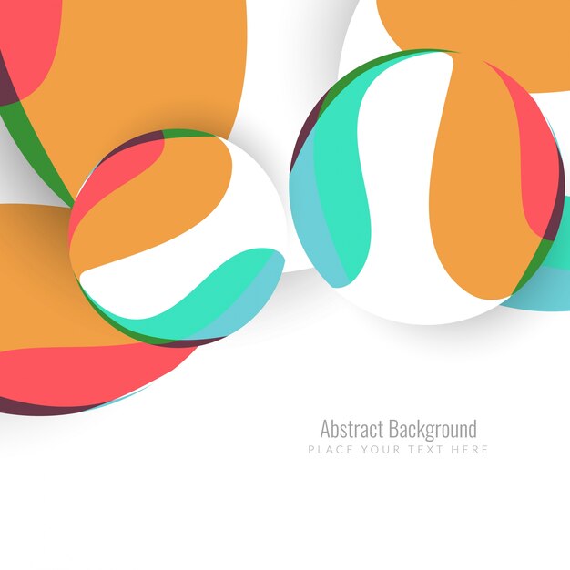 Abstract modern circular background