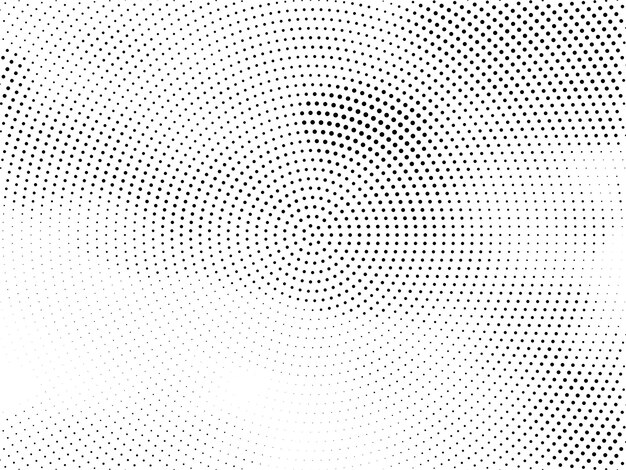 Abstract modern circular halftone design background vector