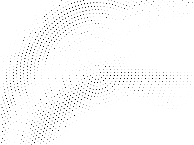 Free vector abstract modern circular halftone design background