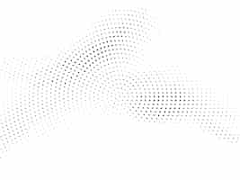 Free vector abstract modern circular halftone design background