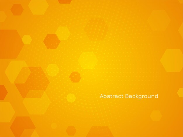 Abstract modern hexagonal design background vector