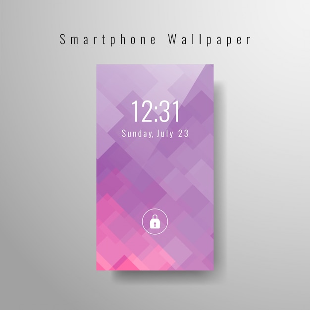 Free Vector abstract modern smartphone wallpaper design