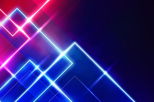 Abstract neon lights background design