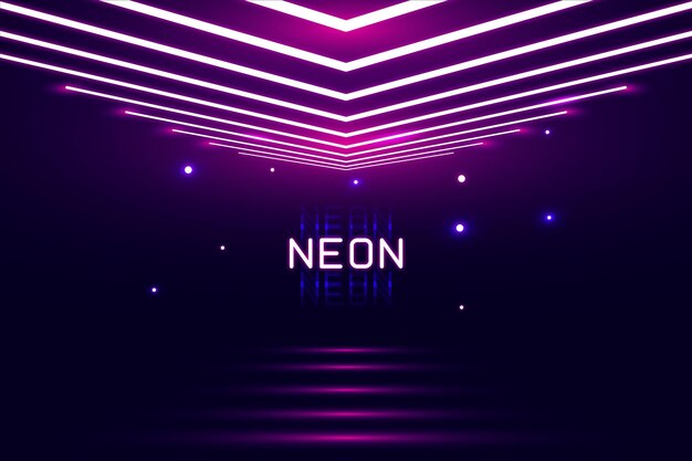 Abstract neon lights background