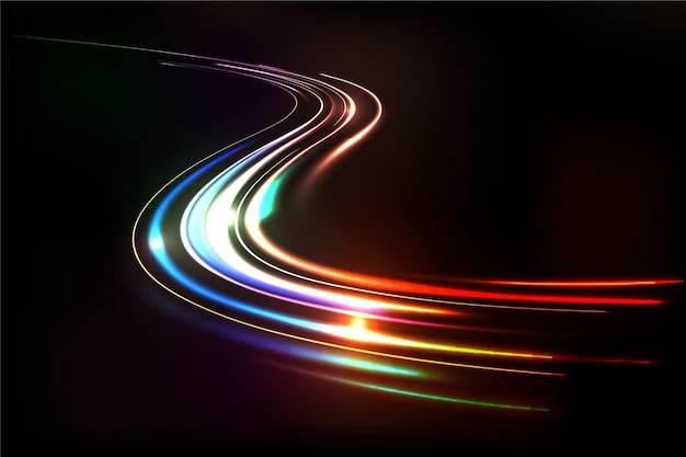 Abstract neon lights background