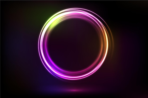 Abstract neon lights background