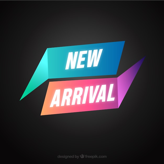 Free Vector abstract new arrival background