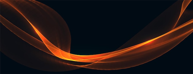 Abstract orange wave background design