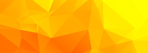 Free vector abstract orange and yellow polygon