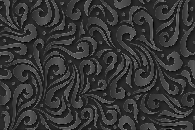 Abstract ornamental floral background