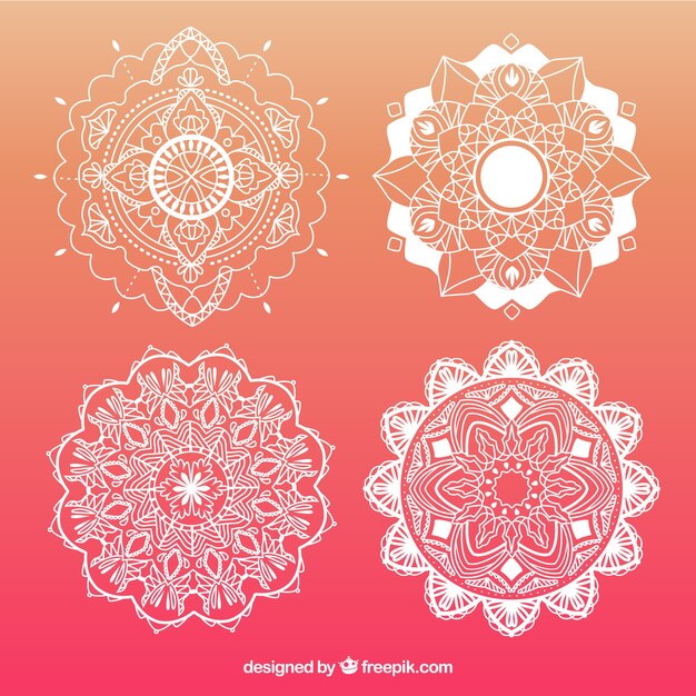 Abstract ornamental mandalas 