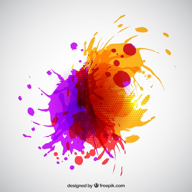 Free Vector abstract paint splash