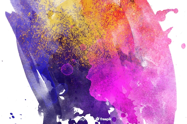 Abstract painted background with simple colors